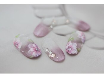 ネイルルージュ(Nail Rouge)/お花ネイル