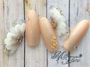 ミハフルーラ 与野(Home Nail Salon Mija Flura)の写真/大人女性におすすめの洗練された春デザイン★人気のワンホン/マグネット/ミラー/パラジェル◎大人女性に!