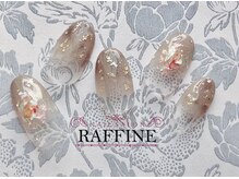 ネイルサロンアンドスクール ラフィーネ 池袋店/グラデ×シェル◆￥6990