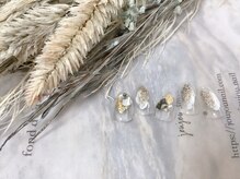 モグネイル(Mogunail)/8月定額A ガラスネイル