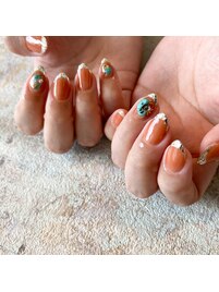 ミラーフレンチネイル