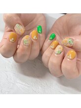 ブラン(blanc)/お花アートネイル