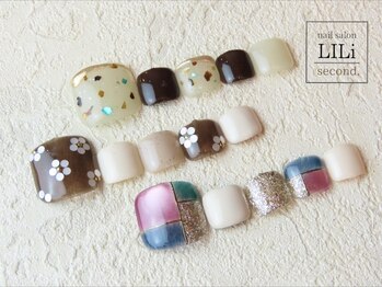 リリ セカンド(LILi second.)/フット選べるデザイン アート4本