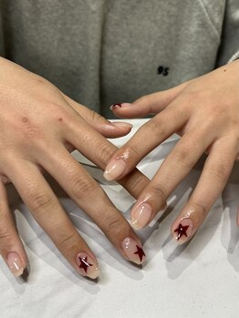 手書きスターネイル