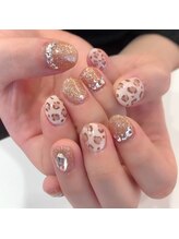 グラマラス アンジェアイ 荻窪店(glamourous ange eye)/ヒョウ柄ネイル