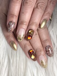 ツイードネイル