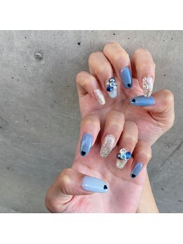 アンダーバーホワイトプラス 南海難波店(_WHITE+)/韓国ネイル