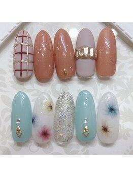 ティーエヌ 本厚木店/春ネイル☆6000円【6600円税込】