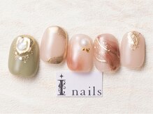 アイネイルズ 池袋店(I-nails)/くすみ春色ニュアンス