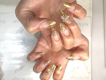 ゴールド/スカルプ/パーツ