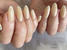 トパーズ 恵比寿(TOPAZ)/スキニーフレンチ[恵比寿ネイル]