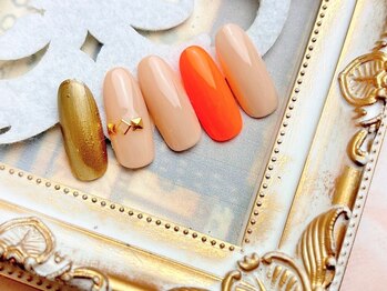 ネイルサロン&スクール ジーナ(GINA)/スキンカラー×ゴールド