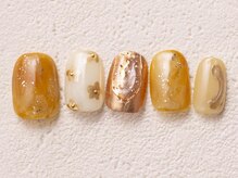 アイネイルズ 渋谷店(I nails)/オレンジフラワー