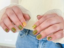 フェリークネイル(feerique nail)/夏ネイル/チェックネイル/圓山