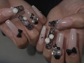 長さだし10本アート+ロング