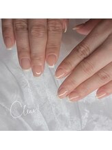 クリア(Clear)/くすみホワイトフレンチ