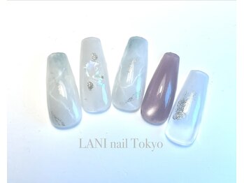 ラニネイルトウキョウ(LANI nail Tokyo)/心が安らぐ淡い天然石ネイル