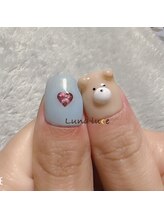 ルナルーチェ(Luna luce)/くまちゃんネイル