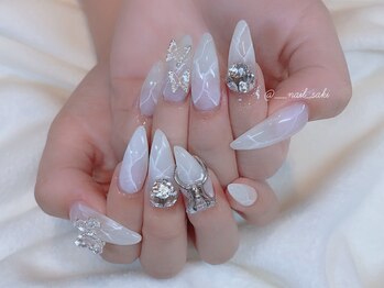 モカ 心斎橋(moca by Lee)/【Saki】大理石ネイル