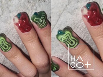 ハコプラスネイルズ 表参道 渋谷(Haco+ Nails)/Kurumi|デザインアート+