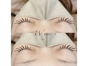 ダブリュー アイプラス 明石店(W eye+)の写真/【目元の印象UP★】エリア希少の新技法でボリュ-ムが持続！長持ちエクステ/バインドロック〈神戸/明石〉