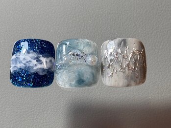 シューミーネイル(syu-mii nail)/【FOOT】親指art(2本)