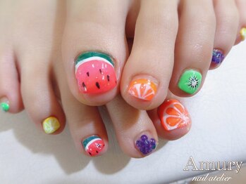 アミュリー ネイル アトリエ(Amury nail atelier)/フルーツバスケット♪