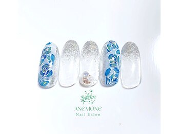 アネモネ(ANEMONE)/バラアートネイル☆