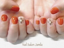 ジャミーラ(Jamila)/手描きネイル＋ワンカラー