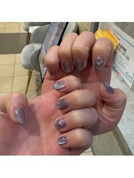 エーナイン イオンモール苗穂店/ハート×マグネットネイル