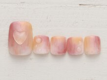 ノーネイル 蒲田(NO NAIL KAMATA)/ピーチ　￥5990