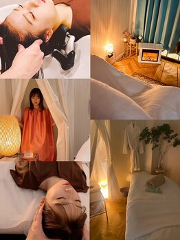 チェリッシュ アンド ジェニ(CHERISH＆JENNI)の写真/【頑張った自分へのご褒美に!】極上オイル×極眠ヘッドスパで至福のひとときを♪疲れを感じている方はぜひ!