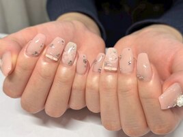 流行りのレースネイル♪