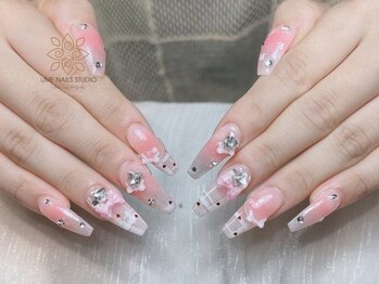 ウメネイルスタジオ(UME NAIL STUDIO)/長さだしやり放題×つけ放題