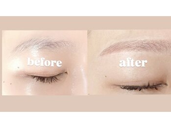 アロンネイル(A’arone nail)の写真/骨格にあったなりたい眉毛に整えて周りに褒められる！理想の目元を叶える特別サロン