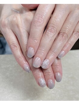 フィカスディボタニカ(FICUS di botanica)/雪の結晶☆オフィスネイルにも◎