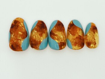 ネイルサロン アビー グランデュオ蒲田店(abbie)/ニュアンスべっ甲¥13,090