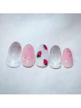 ティアモ(Ti Amo)/苺ネイル♪