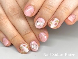 チューリップネイル/お花ネイル