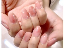 人気No.1桃ネイル　パラジェル
