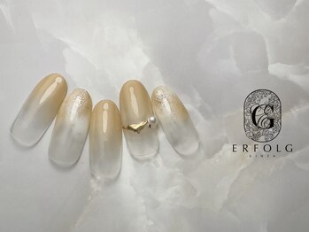 エアフォルクギンザ 横浜店(ERFOLG GINZA)/グラデーション×マーブル◎