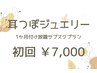【1ヶ月付け放題サブスクプラン/初回】耳つぼジュエリー¥7000
