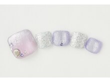 アトリエプラスエヌ(Atelier+N)/【フットネイル】マグパープル