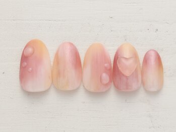 ノーネイル 蒲田(NO NAIL KAMATA)/ピーチ￥5990