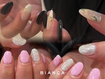 ビアンカ 名駅店(Bianca)の写真/定額デザイン100種類以上!色変更可でお気に入りのデザインに☆ニュアンス~個性派まで◎優柔不断さん大歓迎!
