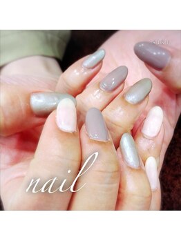 シキ(SIKI)/３カラーのシンプルネイル