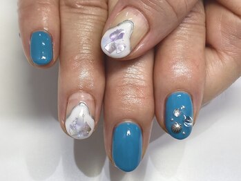 クォーターリゾートネイル(QUARTER RESORT nail)/ビタミンカラーネイル☆