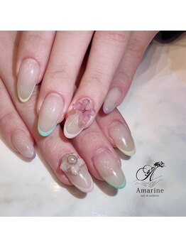 アマリネ(Amarine)/スキニーフレンチネイル