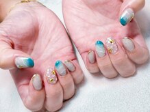 マックスサロン 池袋店(MAXSALON)/夏海ネイル持ち込みデザイン