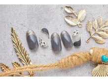 ネイルサロンアンドスクール ミュー(Nail Salon & school mieux)/レオパードネイル**